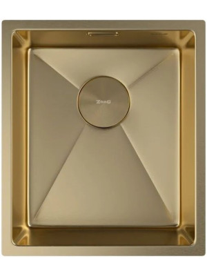 Кухонная мойка ZorG Zerox 38 U / IF PVD Gold