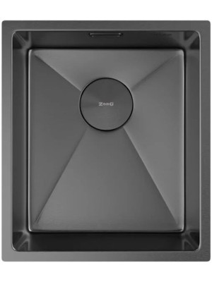 Кухонная мойка ZorG Zerox 38 U / IF PVD Gunblack