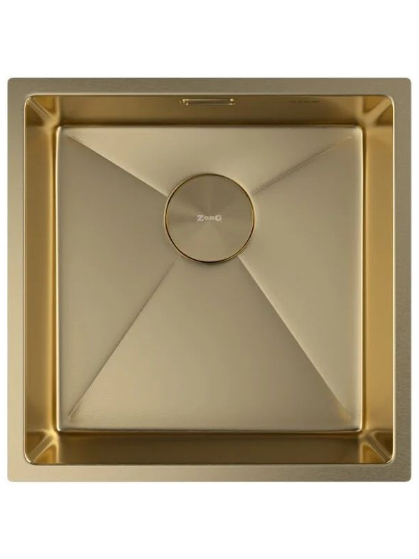 Кухонная мойка ZorG Zerox 44 U / IF PVD Gold