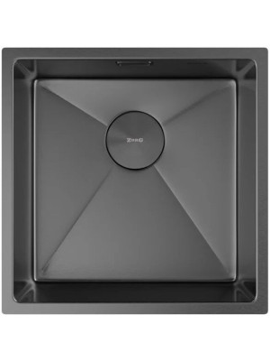 Кухонная мойка ZorG Zerox 44 U / IF PVD Gunblack