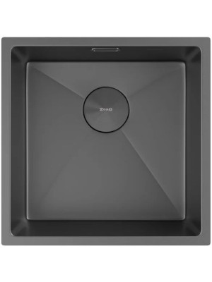 Кухонная мойка ZorG Zerox 44 U / IF Zurinox PVD Gunblack