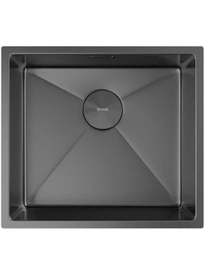Кухонная мойка ZorG Zerox 49 U / IF PVD Gunblack