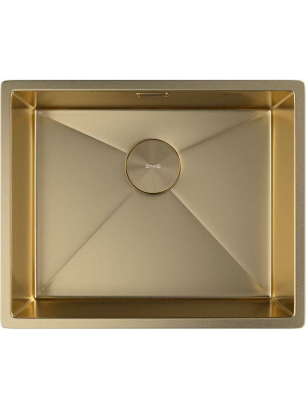 Кухонная мойка ZorG Zerox 54 U / IF PVD Gold