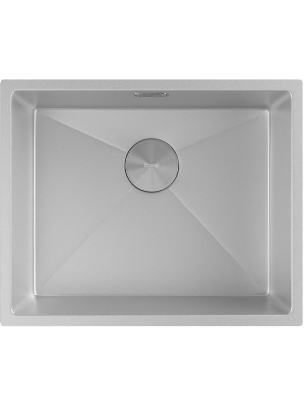 Кухонная мойка ZorG Zerox 54 U / IF Zurinox Steel