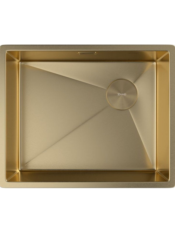 Кухонная мойка ZorG Zerox 54 U / IF Side SF PVD Gold