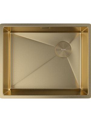 Кухонная мойка ZorG Zerox 54 U / IF Side SF PVD Gold