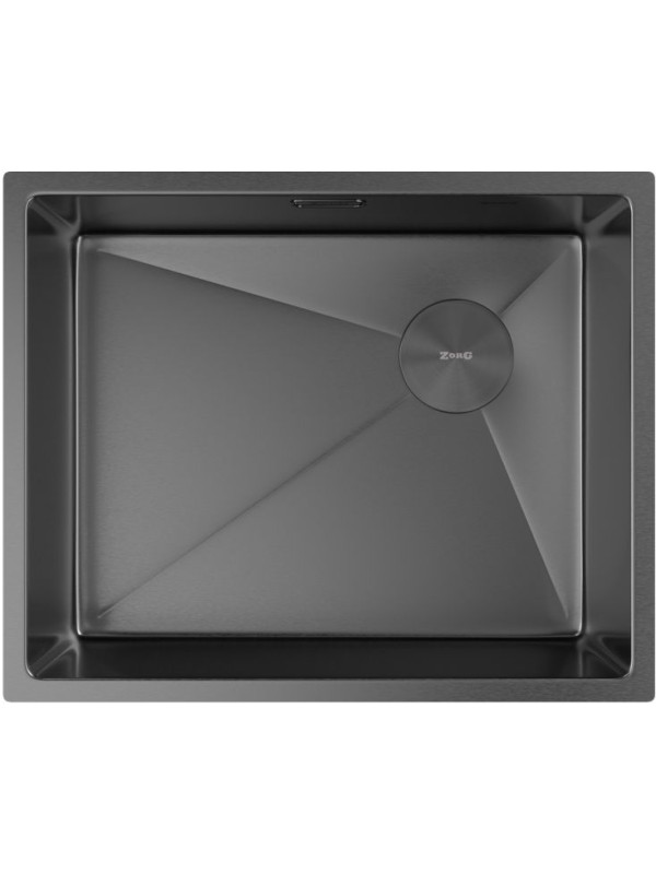 Кухонная мойка ZorG Zerox 54 U / IF Side SF PVD Gunblack