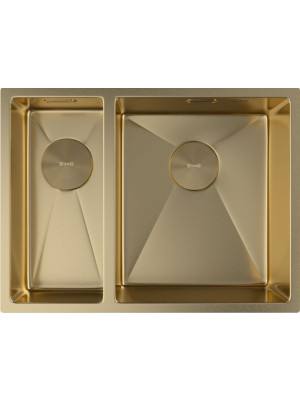 Кухонная мойка ZorG Zerox 58-2 U / IF-L PVD Gold