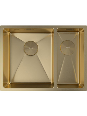 Кухонная мойка ZorG Zerox 58-2 U / IF-R PVD Gold