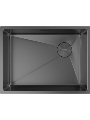 Кухонная мойка ZorG Zerox 59 U / IF Side SF PVD Gunblack