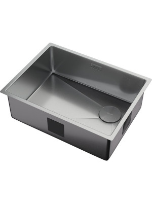 Кухонная мойка ZorG Zerox 59 U / IF Side SF Steel сбоку