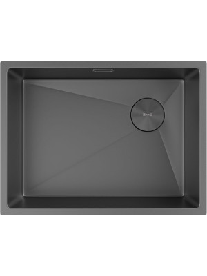 Кухонная мойка ZorG Zerox 59 U / IF Side SF Zurinox PVD Gunblack