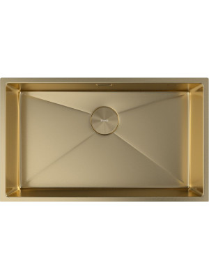 Кухонная мойка ZorG Zerox 74 U / IF PVD Gold