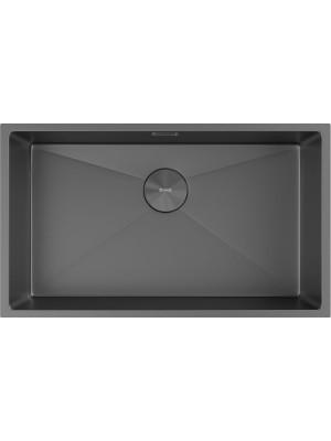 Кухонная мойка ZorG Zerox 74 U / IF Zurinox PVD Gunblack