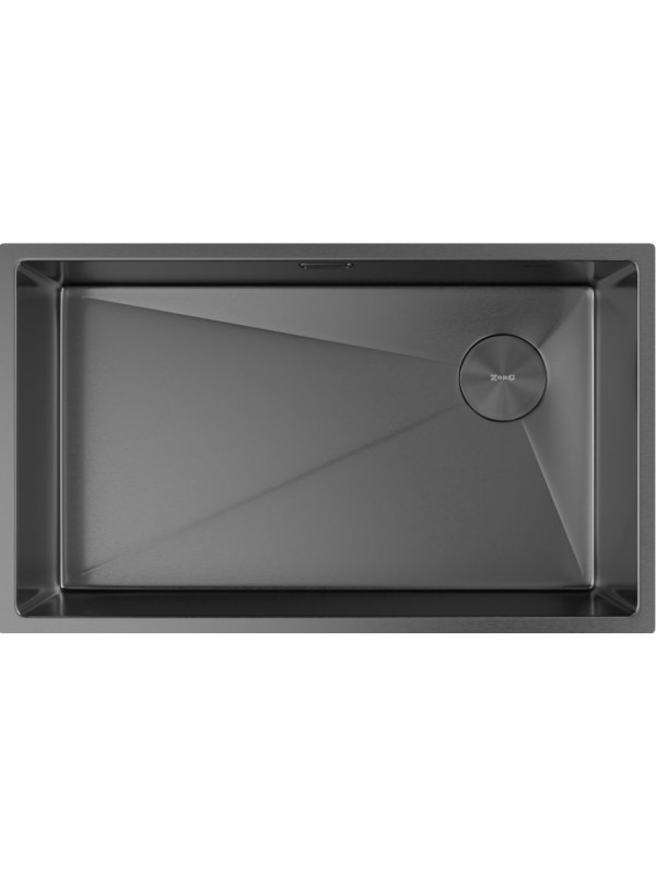Кухонная мойка ZorG Zerox 74 U / IF Side SF PVD Gunblack