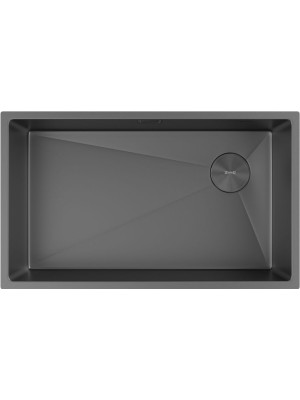 Кухонная мойка ZorG Zerox 74 U / IF Side SF Zurinox PVD Gunblack