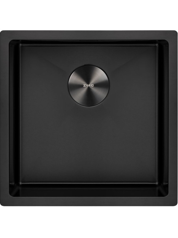Кухонная мойка ZorG ZRN 4545 Premium PVD Gunblack
