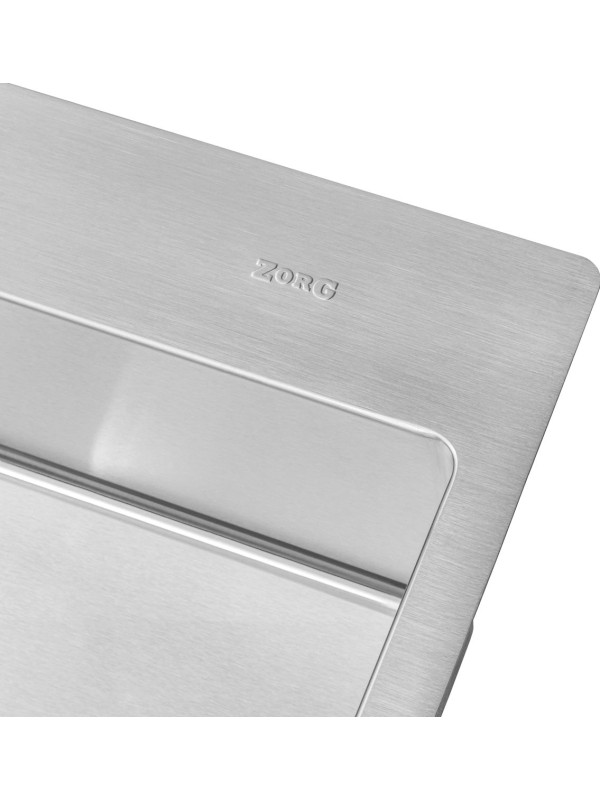 Кухонная мойка ZorG ZRN 5055 Premium Satin угол