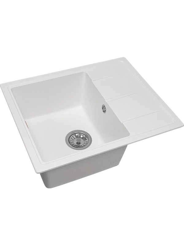 Кухонная мойка Arfeka Alexia 58 Silken White сбоку