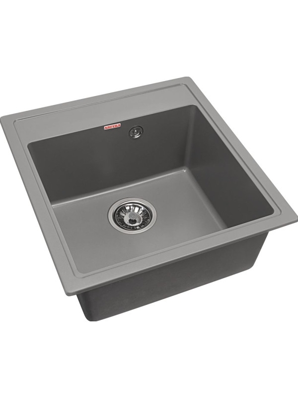 Кухонная мойка Arfeka Dalago 47 Shadow Grey сбоку