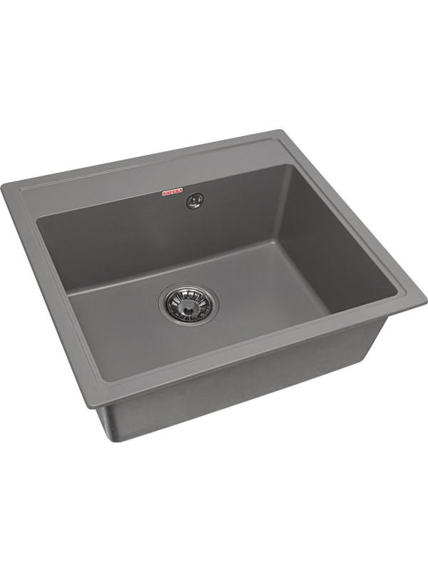 Кухонная мойка Arfeka Dalago 57 Shadow Grey сбоку