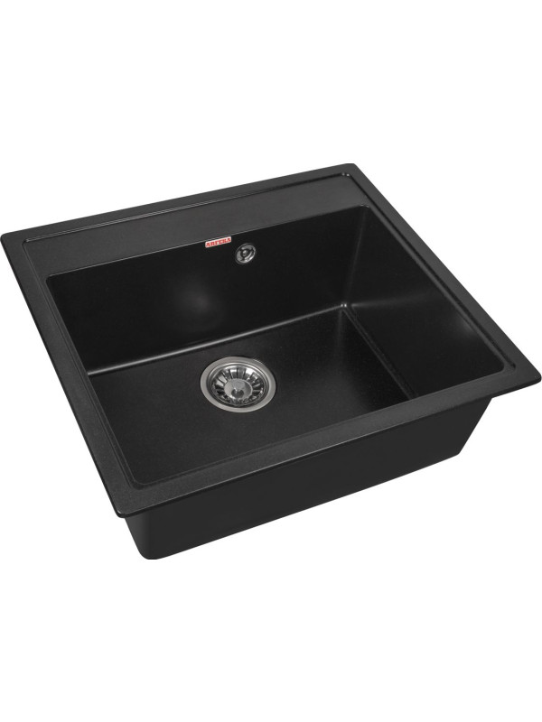 Кухонная мойка Arfeka Dalago 57 Wet Graphite сбоку