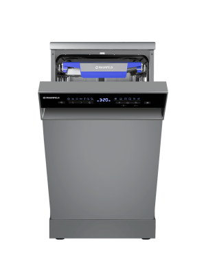 Посудомоечная машина Maunfeld MWF45331S Inverter спереди с открытой дверцей