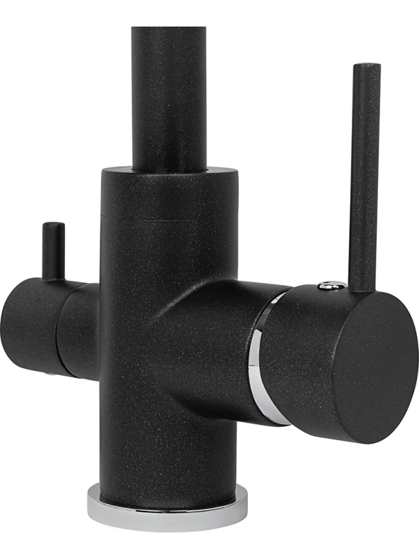Смеситель Arfeka Akvaduo Premium Brass Black metallic рычаги