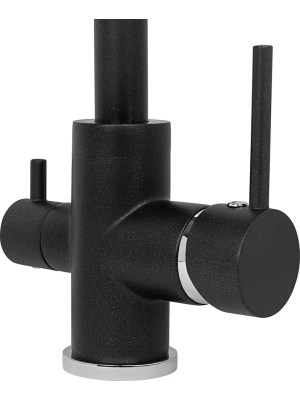 Смеситель Arfeka Akvaduo Premium Brass Black metallic рычаги