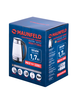 Электрочайник Maunfeld MGK1710GS коробка