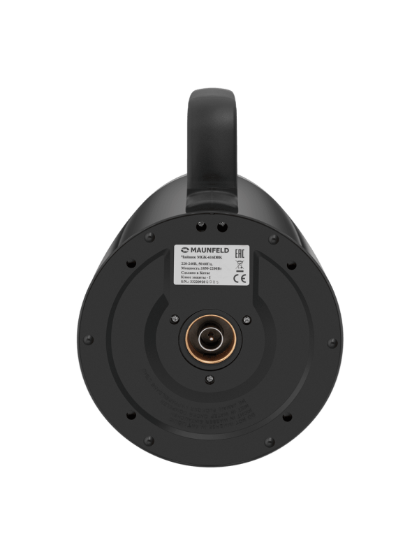 Электрочайник Maunfeld MGK-616DBK снизу