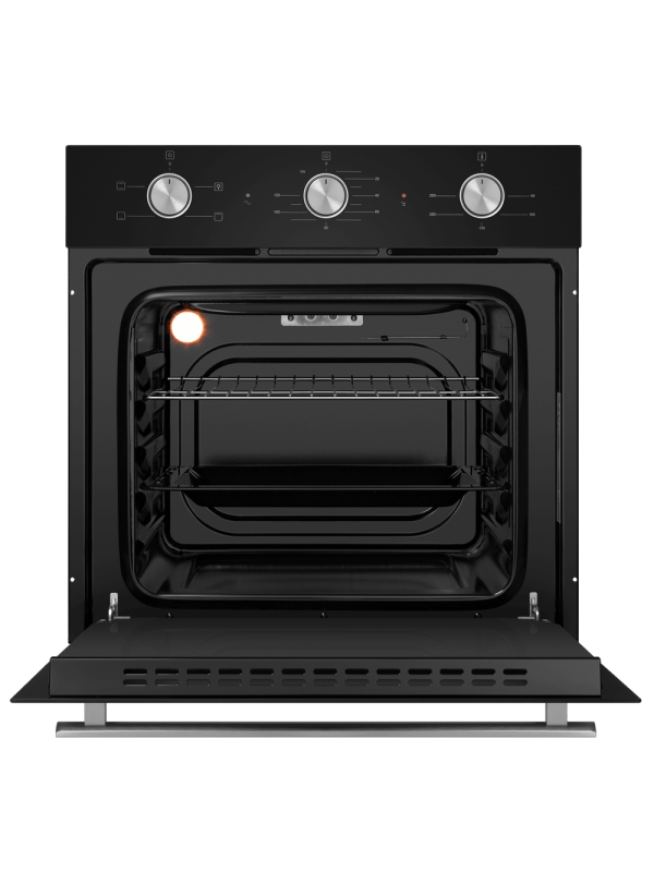Электрический духовой шкаф Maunfeld AEOC6040B Black спереди