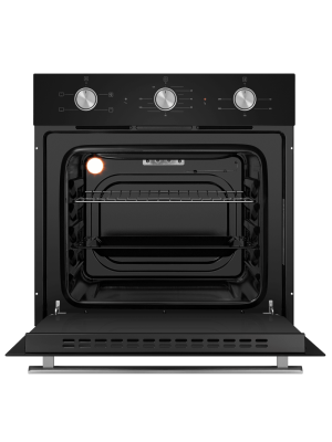 Электрический духовой шкаф Maunfeld AEOC6040B Black спереди