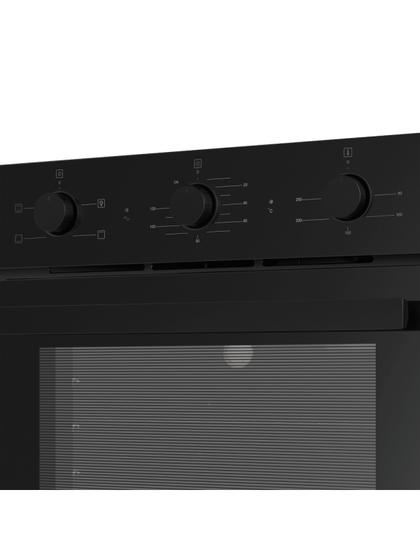 Электрический духовой шкаф Maunfeld AEOC6040B2 Black вблизи