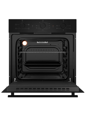 Электрический духовой шкаф Maunfeld AEOC6040B2 Black спереди