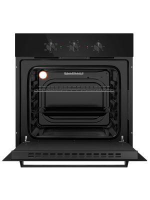 Электрический духовой шкаф Maunfeld AEOC6041B2 Black спереди