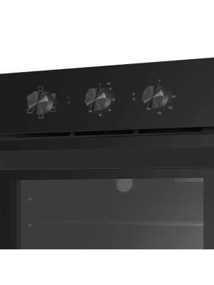 Электрический духовой шкаф Maunfeld AEOC6041B2 Black вблизи