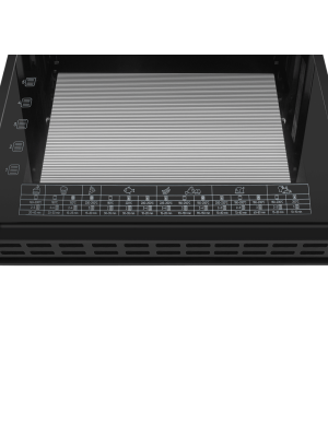 Электрический духовой шкаф Maunfeld AEOD60103B2 Black вблизи