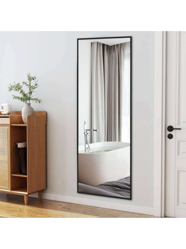 Зеркало AksHome Harmony 180х60 черный интерьер