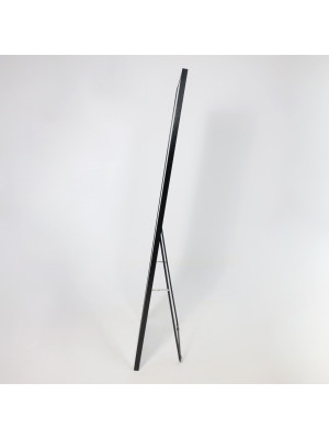 Зеркало AksHome Harmony 180х60 черный сбоку