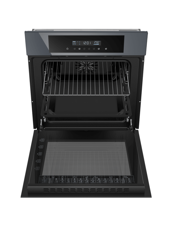 Электрический духовой шкаф Maunfeld AEOD60103G1 Graphite сверху