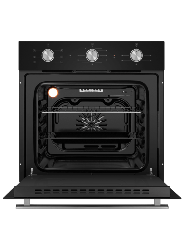 Электрический духовой шкаф Maunfeld AEOF6060B Black спереди