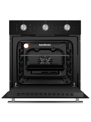 Электрический духовой шкаф Maunfeld AEOF6060B Black спереди