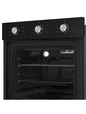 Электрический духовой шкаф Maunfeld AEOF6060B Black вблизи