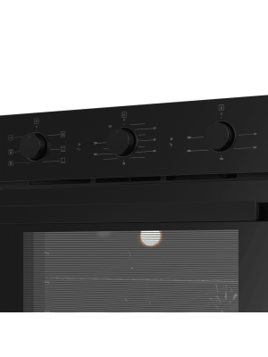 Электрический духовой шкаф Maunfeld AEOF6060B2 Black вблизи