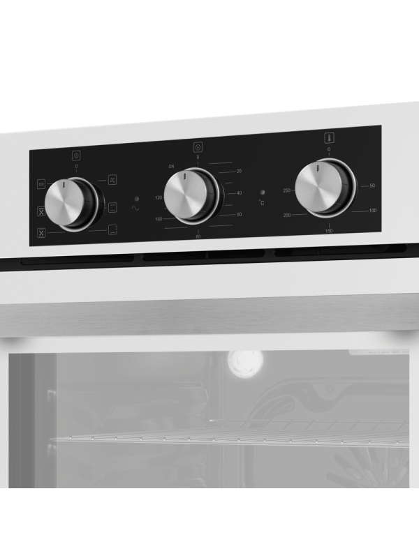 Электрический духовой шкаф Maunfeld AEOF6060W White спереди