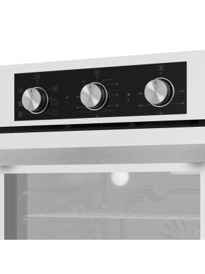 Электрический духовой шкаф Maunfeld AEOF6060W White спереди