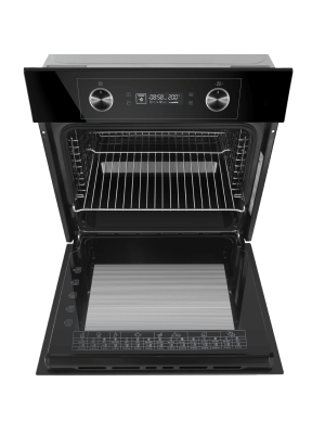 Электрический духовой шкаф Maunfeld AEOH60102B Black сверху