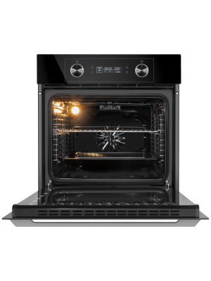 Электрический духовой шкаф Maunfeld AEOH60102B Black спереди