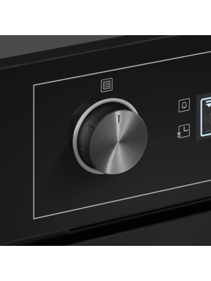 Электрический духовой шкаф Maunfeld AEOH60102B Black утапливаемые регуляторы